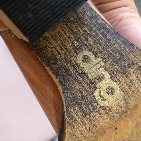 Dingo 7" Roni Women's Comfort Casual Studded Cut Out Block Heel Tan Boots 7.5 M - Picture 13 of 16